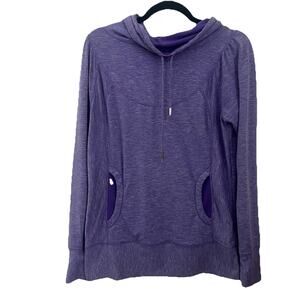 PrAna Women’s Ember Sweatshirt Cowl Neck‎ Size M Purple